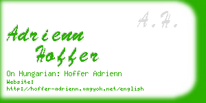 adrienn hoffer business card